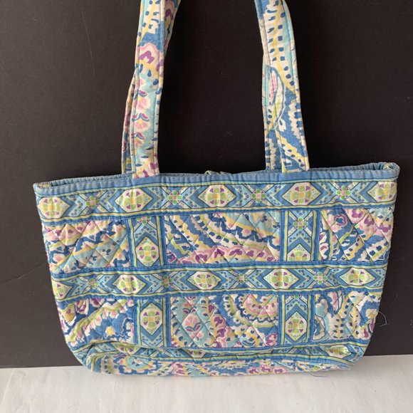 VINTAGE Vera Bradley CAPRI BLUE Bag - Picture 9 of 12